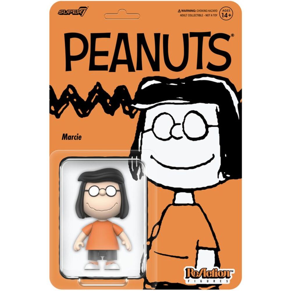 Super7 - Peanuts - ReAction Figures Wv9 - Marcie  COLLECTIBLES